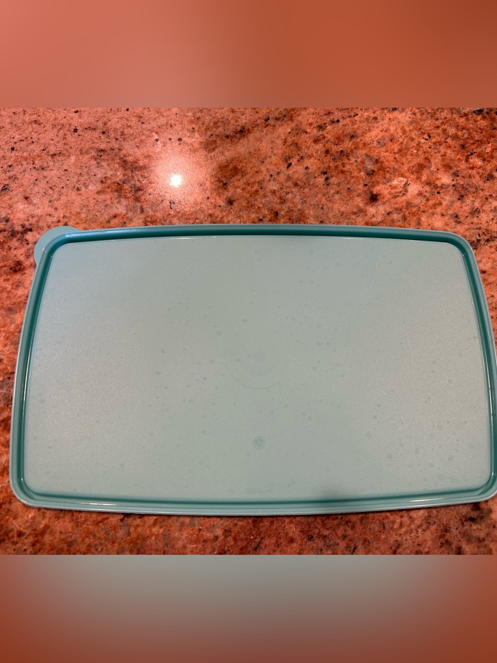 Tupperware “Freeze It” 2.5 cup Aquamarine Lid & Snowflake Sheer container 5552-A - Picture 4 of 6